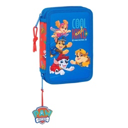 Plumier Doble Pequeño 29 Pcs Paw Patrol "cool"