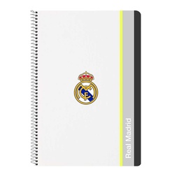 Libreta Folio 80 H. Tapas Duras 1diseño Real Madrid Equipación 25/26