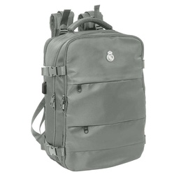 Mochila Viaje Cabina Portátil 15,6'' Real Madrid Gris