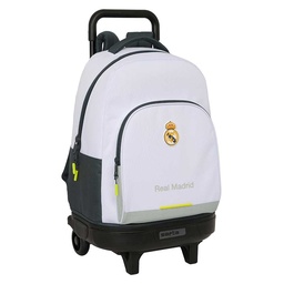 Mochila Grande Con Ruedas Compact Extraíble Real Madrid Equipación 25/26