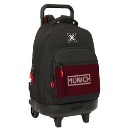 Mochila Grande Con Ruedas Compact Extraíble Munich "vulcan"