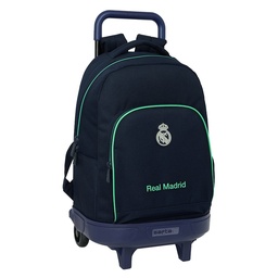 Mochila Grande Con Ruedas Compact Extraíble Real Madrid 2ª Equipacion 25/26