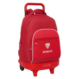 Mochila Grande Con Ruedas Compact Extraíbleres. Sevilla Fc
