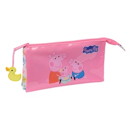 Portatodo Triple Peppa Pig "baby Pig"