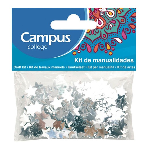 [630612] SET MANUALIDADES CAMPUS ESTRELLAS PLATA