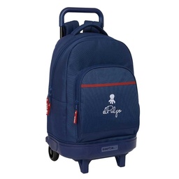 Mochila Grande Con Ruedas Compact Extraíble El Pulpo