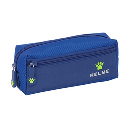 Portatodo Triple Pequeño Con Goma Elástica 22cm Kelme "blue"