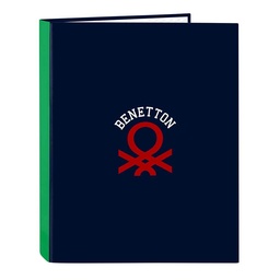 Carpeta Folio 4 Anillas Mixtas Benetton "together"