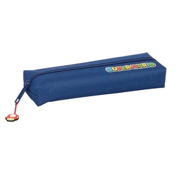 Portatodo Rectangular Con Goma Elástica 22cm Super Mario "mamma Mia"