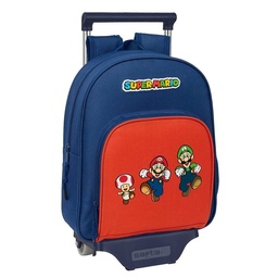 Mochila 609+carro 705 Super Mario "mamma Mia"