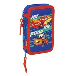 Plumier Doble Pequeño 29 Pcs Cars