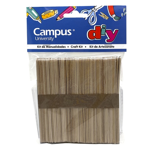 [630961] SET MANUALIDADES CAMPUS PALITO MADERA PEQUEÑO