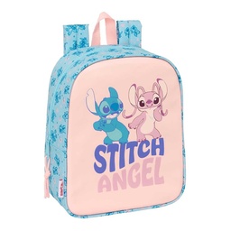 Mochila Guardería Adaptable A Carro Stitch "ohana"
