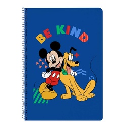 Libreta Folio 80 H. Tapas Duras Mickey Mouse "today"