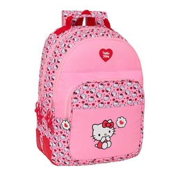 Mochila Doble Adaptable A Carro Hello Kitty