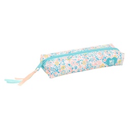 Portatodo Rect Con Goma Elástica 22cm Rec Moos "fiori"