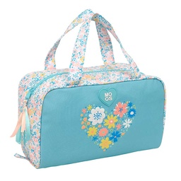 Neceser Rectangular Reciclado Moos "fiori"