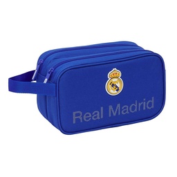 Neceser 2 Cremalleras Adaptable A Carro Real Madrid