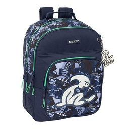 Mochila Doble Adaptable A Carro El Niño "navy"