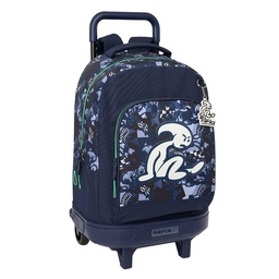 Mochila Grande Con Ruedas Compact Extraíble El Niño "navy"