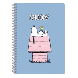Libreta Cuarto 80 H. Tapas Duras 1diseñ Snoopy