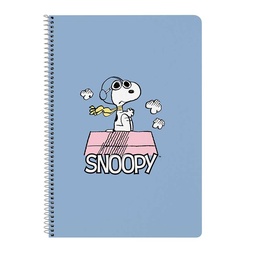 Libreta Folio 80 H. Tapas Duras 1diseño Snoopy