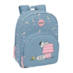 Mochila Infantil Adaptable A Carro Snoopy
