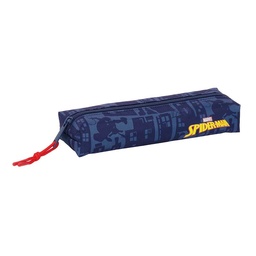 Portatodo Rectangular Con Goma Elástica 22cm Spider-Man