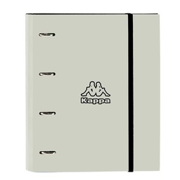 Carpeta 4 Anillas 35mm Con Recambio Kappa "grey"