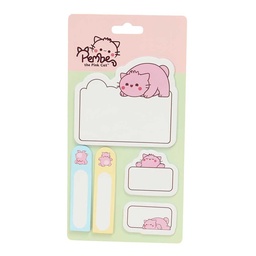 Blister Post-Its Pembe "the Pink Cat"