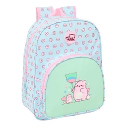 Mochila Infantil Adaptable A Carro Pembe "the Pink Cat"