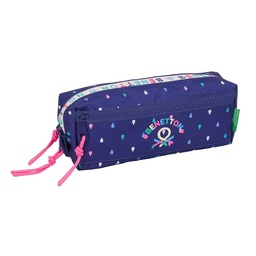 Portatodo Triple Pequeño Con Goma Elástica 22cm Benetton "drop"