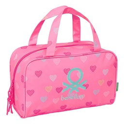 Neceser Rectangular Benetton "heart"