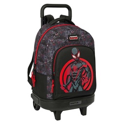 Mochila Grande Con Ruedas Compact Extraíble Miles Morales