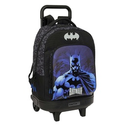 Mochila Grande Con Ruedas Compact Extraíble Batman