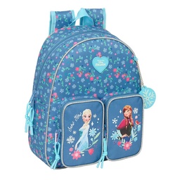 Mochila Infantil Bolsillos Adaptable A Carro Frozen