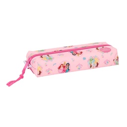 Portatodo Rectangular Con Goma Elástica 22cm Princesas Disney