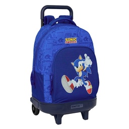 Mochila Grande Con Ruedas Compact Extraíble Sonic