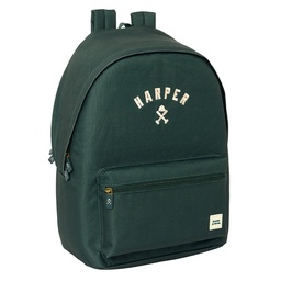 Mochila Doble Para Portátil 15,6"+usb Harper & Neyer "green"