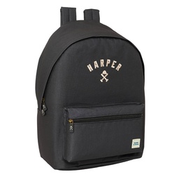 Mochila Doble Para Portátil 15,6"+usb Harper & Neyer "black"