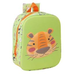 Mochila Guardería 3d Safta Tiger 3d