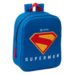 Mochila Guardería 3d Superman 3d