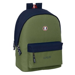 Mochila Doble Para Portátil 15,6"+usb El Pulpo "verde"