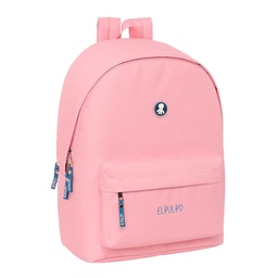 Mochila Doble Para Portátil 15,6"+usb El Pulpo "rosa"