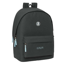 Mochila Doble Para Portátil 15,6"+usb El Pulpo "grafito"