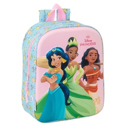 Mochila Guardería 3d Princesas Disney 3d