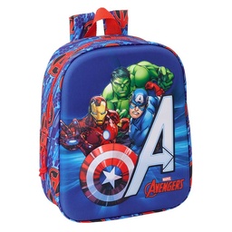 Mochila Guardería 3d Avengers 3d