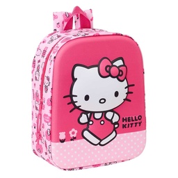 Mochila Guardería 3d Hello Kitty 3d