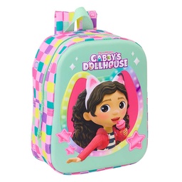 Mochila Guardería 3d Gabby's Dollhouse 3d