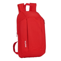 Mini Mochila Bolsillo Vertical Safta Rojo